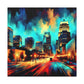 "Vibrant Urban Dream" - Canvas