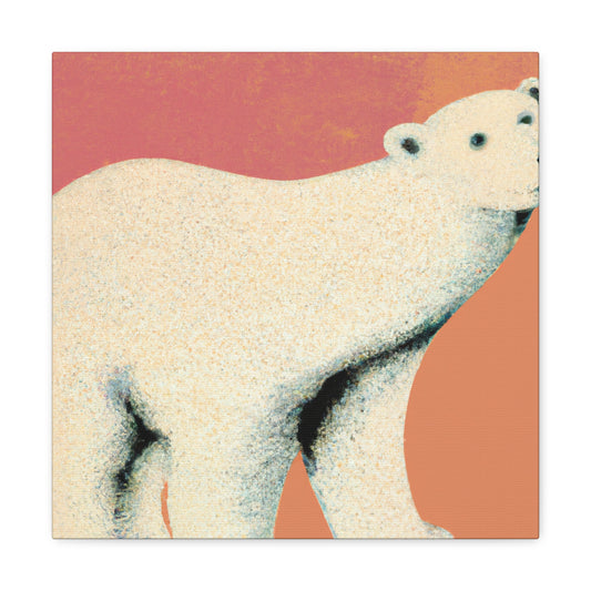 "Polar Bear Splendor Dawn" - Canvas