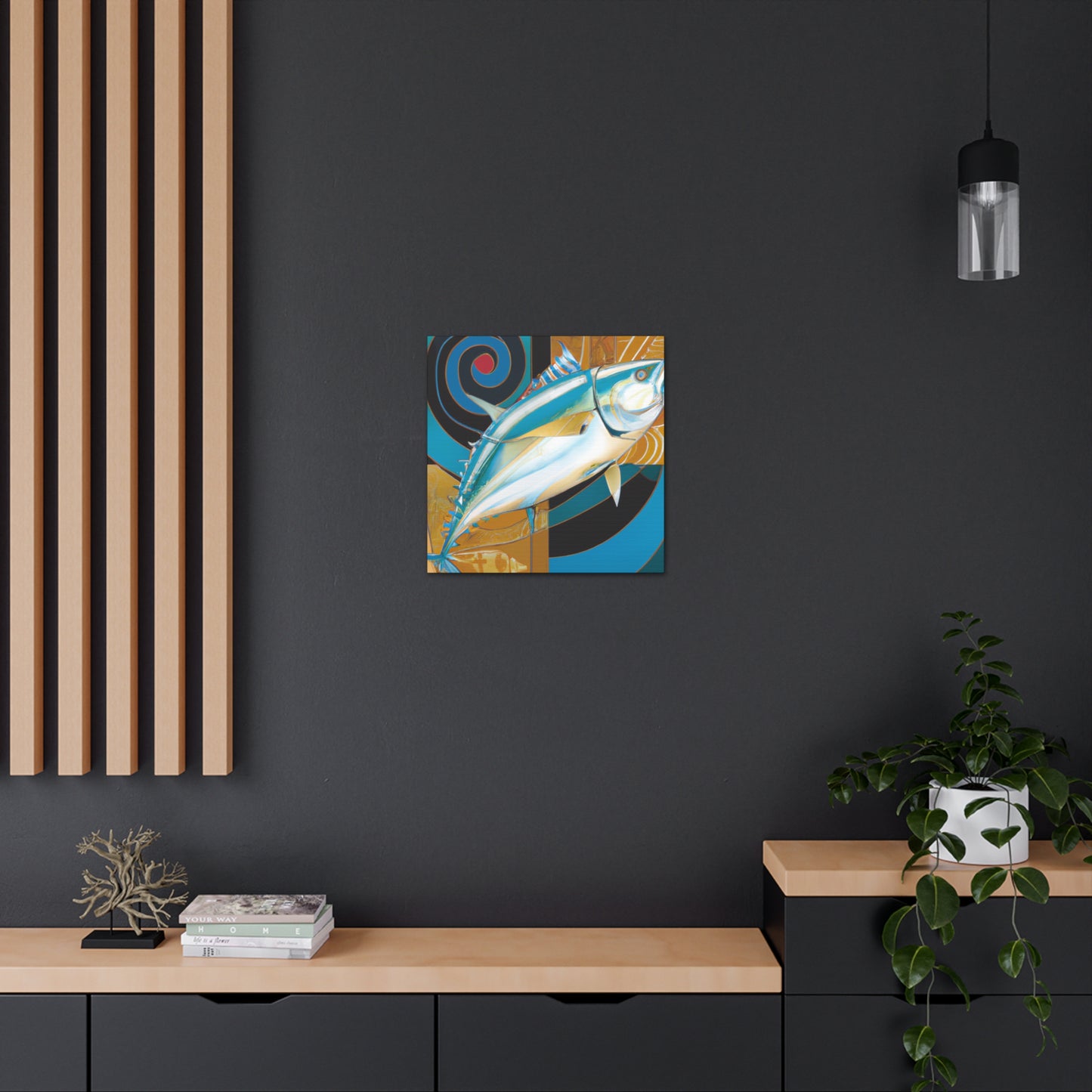 "Tuna Fish Art Deco". - Canvas