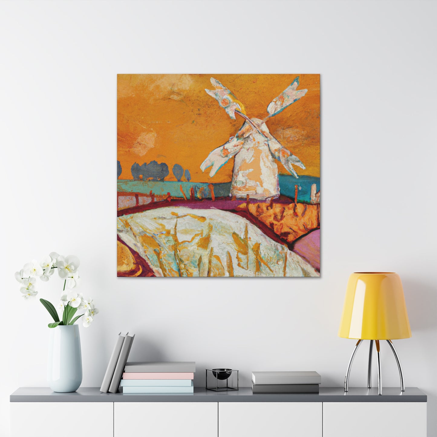 Windmill In Motion - Canvas