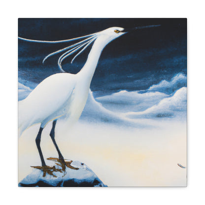 Snowy Egret Splendor - Canvas