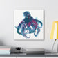 Octopus Abstract Expression - Canvas