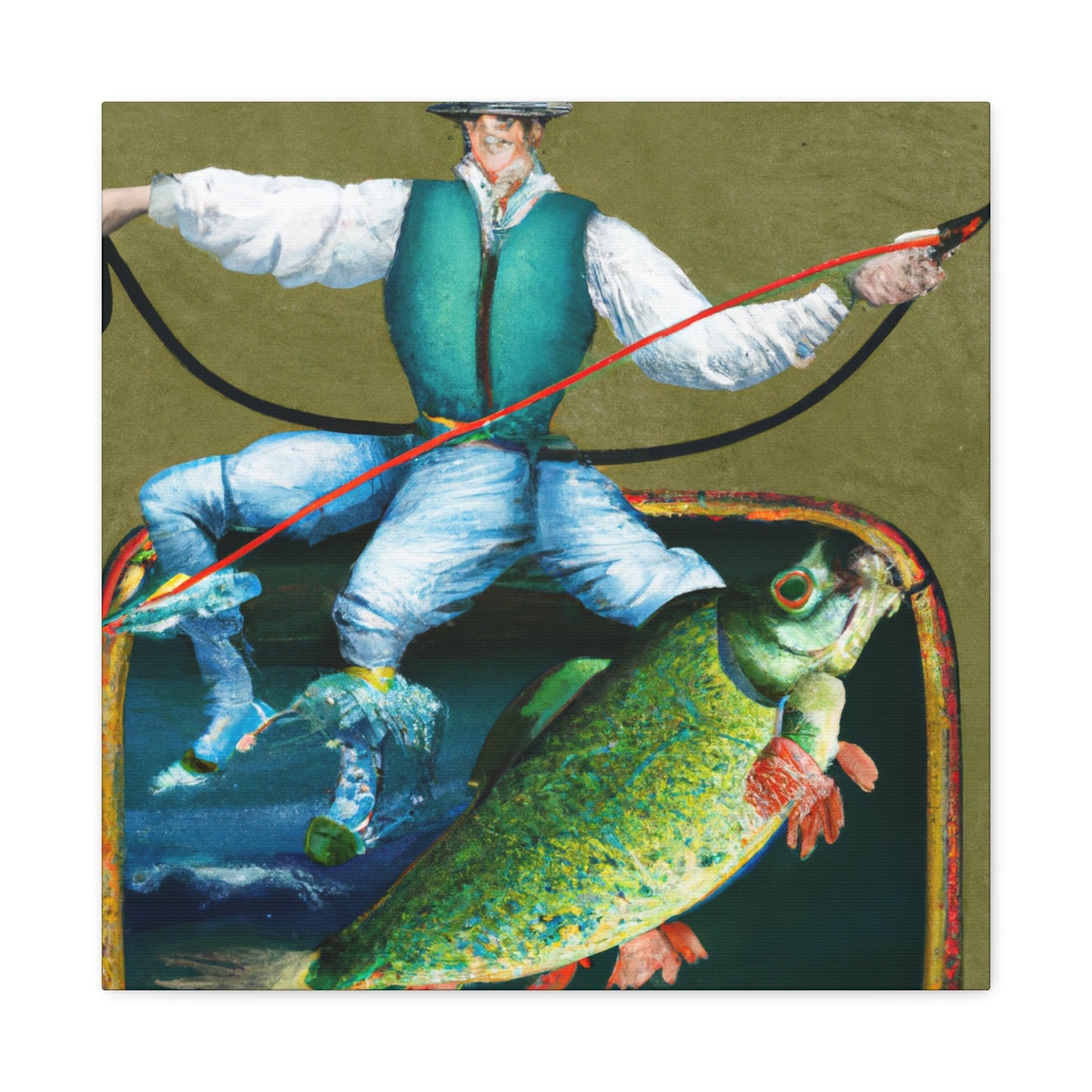 Fly Fishing Reverie - Canvas