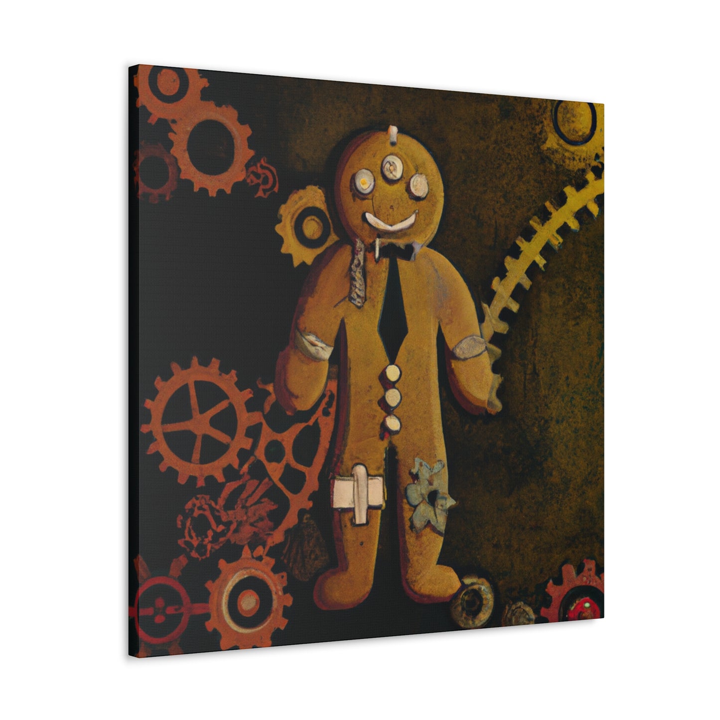 Jazzed Up Gingerbread - Canvas