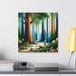 Whispering Woodland Enchantment - Canvas