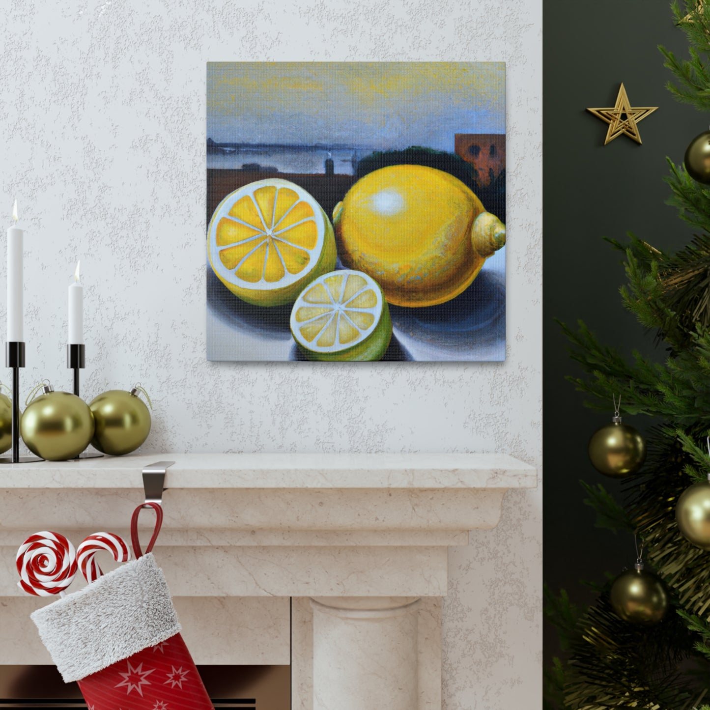 Lemon Hyperrealism Splendor - Canvas