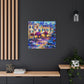 Urban Nightscape Scene - Canvas