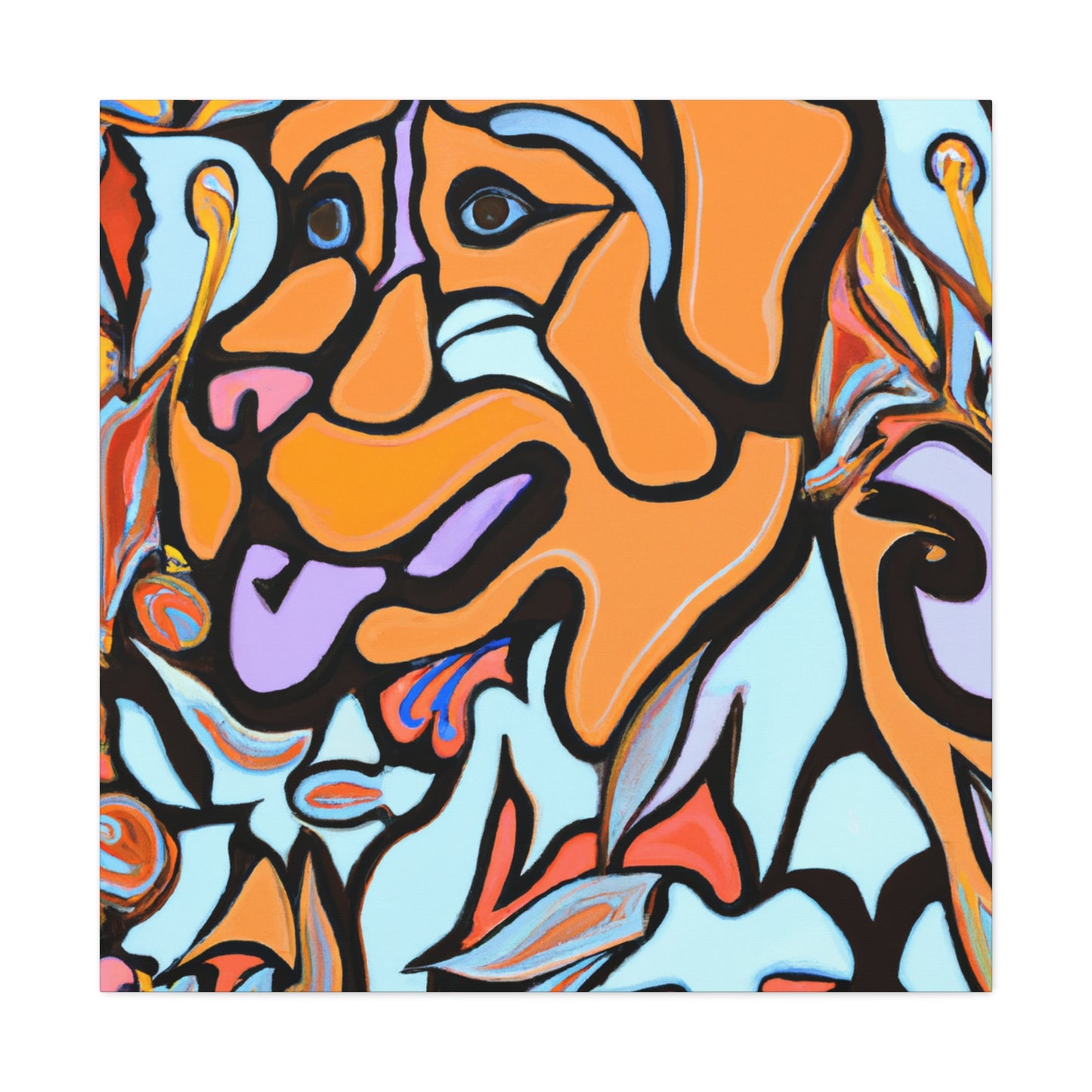 Labrador Retriever Embrace - Canvas