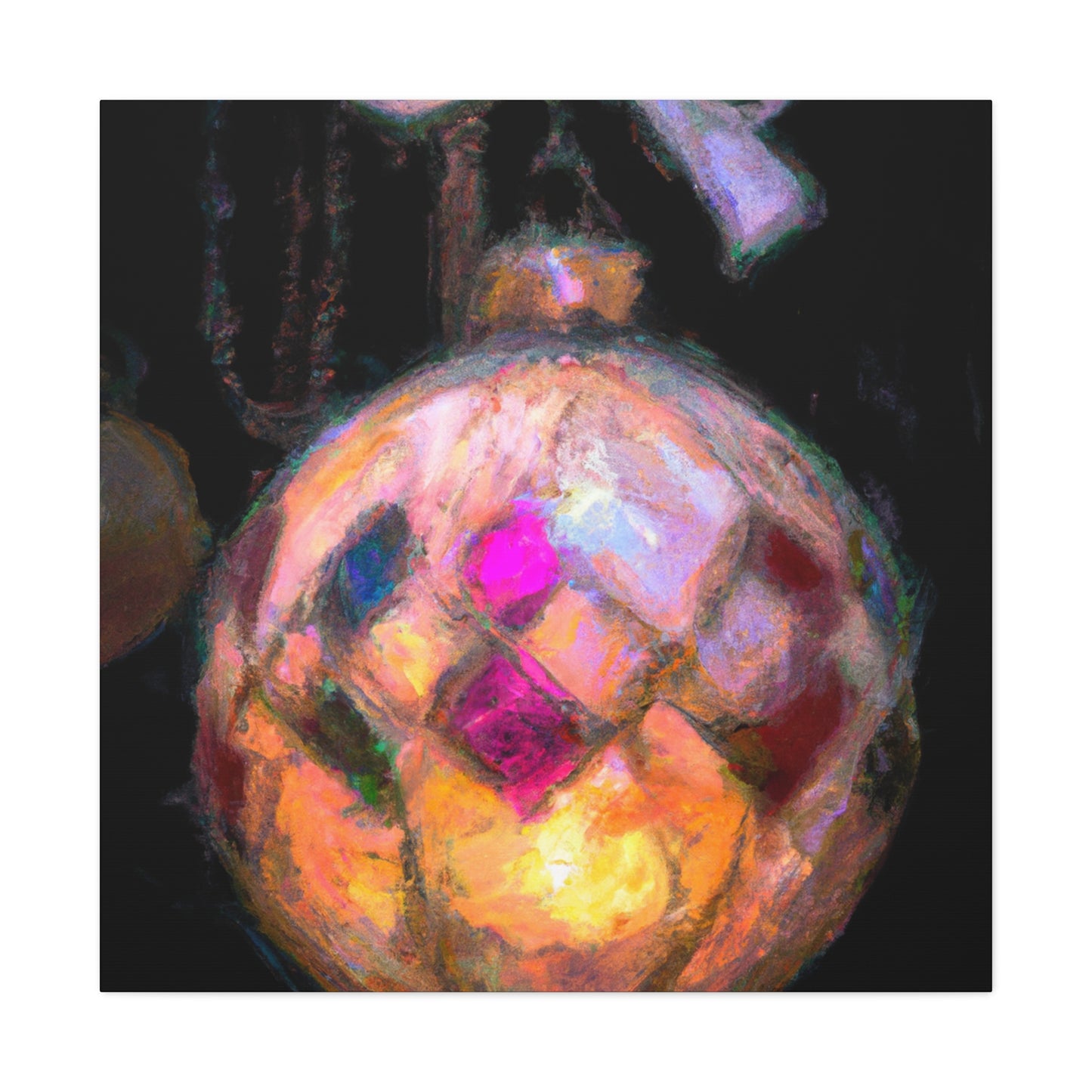 Christmas Ornament Glow - Canvas