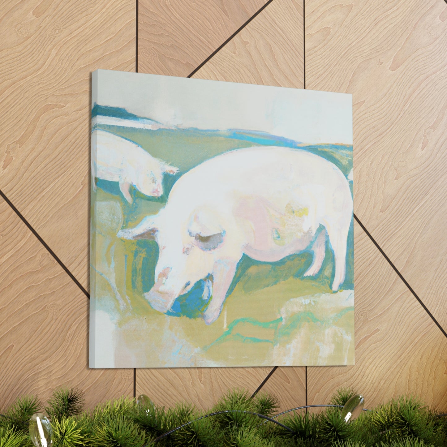 "Pig in Expressionism" - Canvas