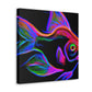 Bright Neon Tetra Glow - Canvas