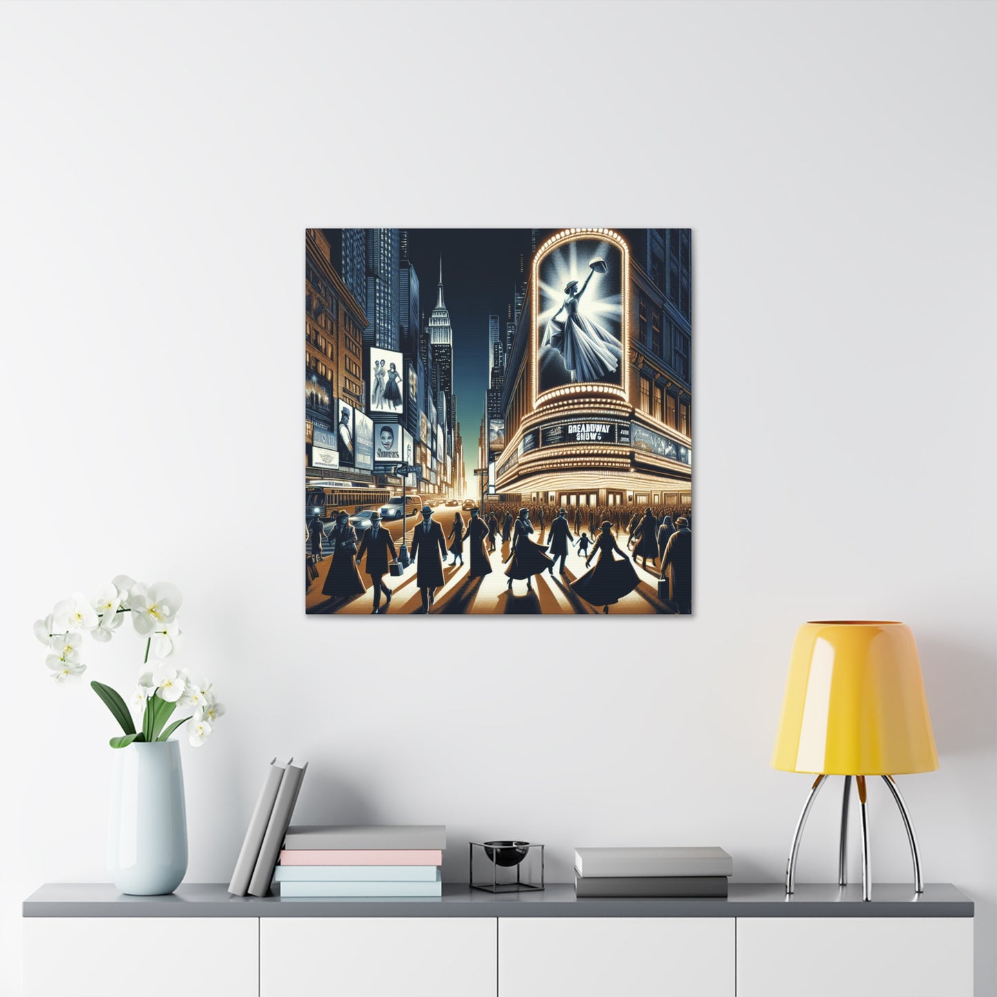 "Vivid Broadway Euphoria" - Canvas