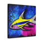 "Swordtail Sword Swirling" - Canvas