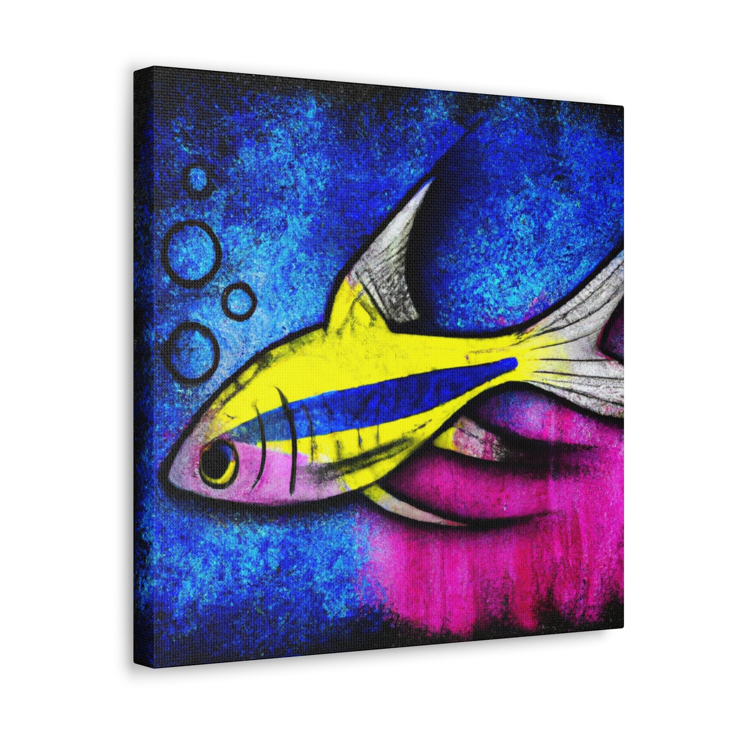 "Swordtail Sword Swirling" - Canvas