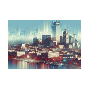 "Emerald Streets of Boston" - Canvas