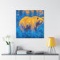 Grizzly Bearing Impressionism - Canvas