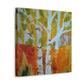 Birch Tree Reflection III - Canvas