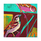 "Chorus of Sparrows Home" - Canvas