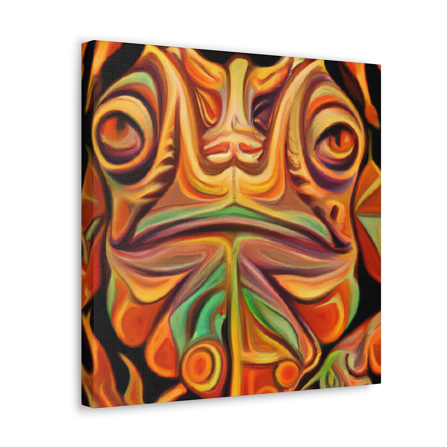 "Horned Lizard Monumental Deco" - Canvas