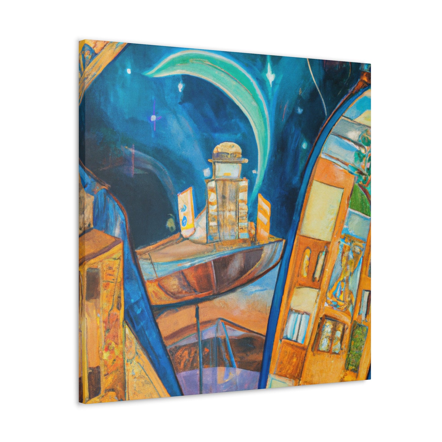 "New York Skyscape Visions" - Canvas