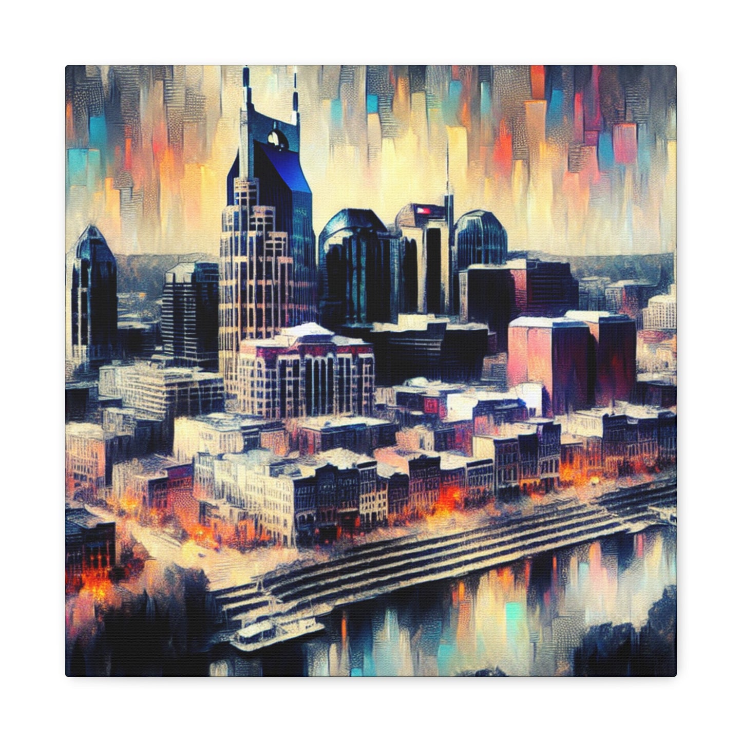 Melodies of Nashville Dawn - Canvas