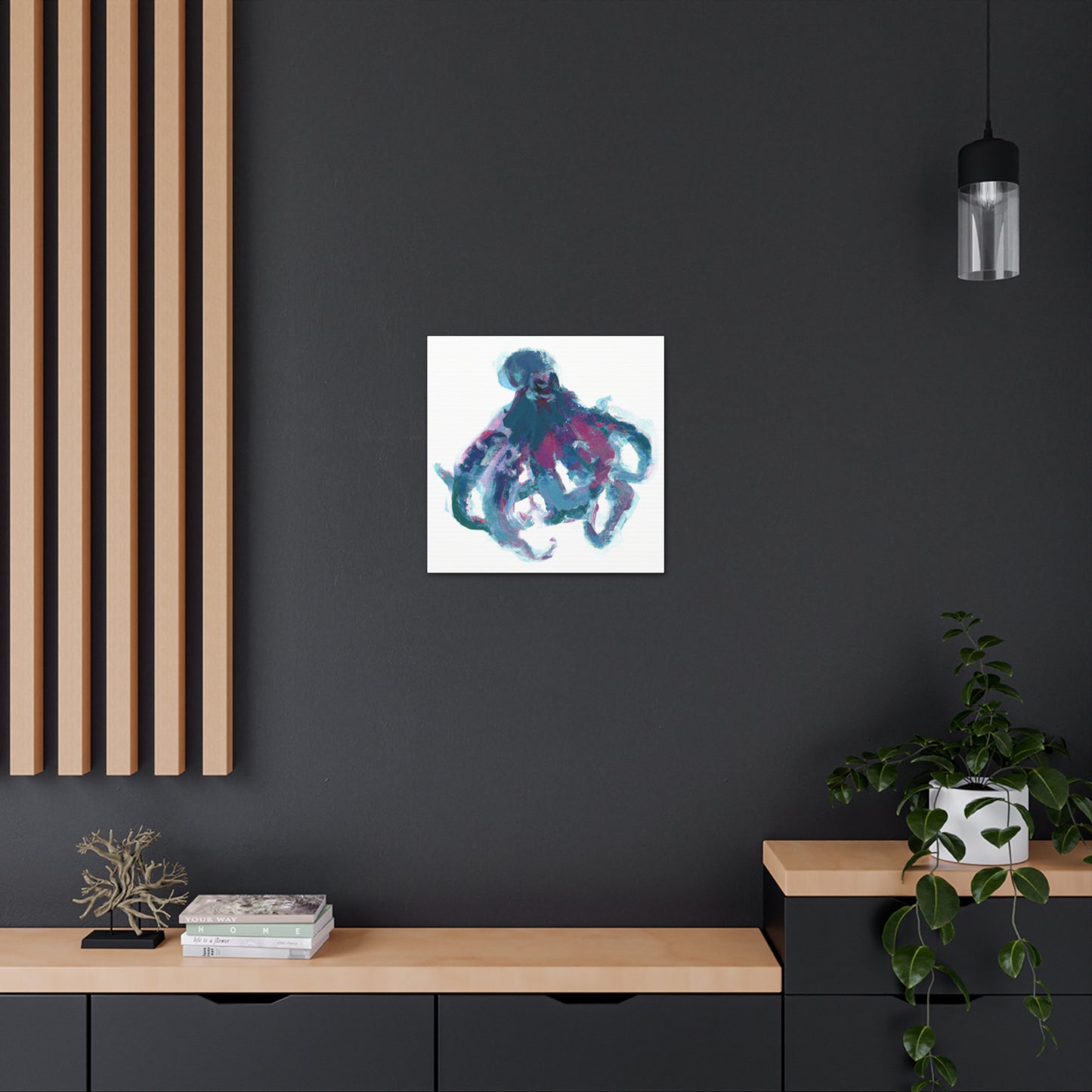 Octopus Abstract Expression - Canvas