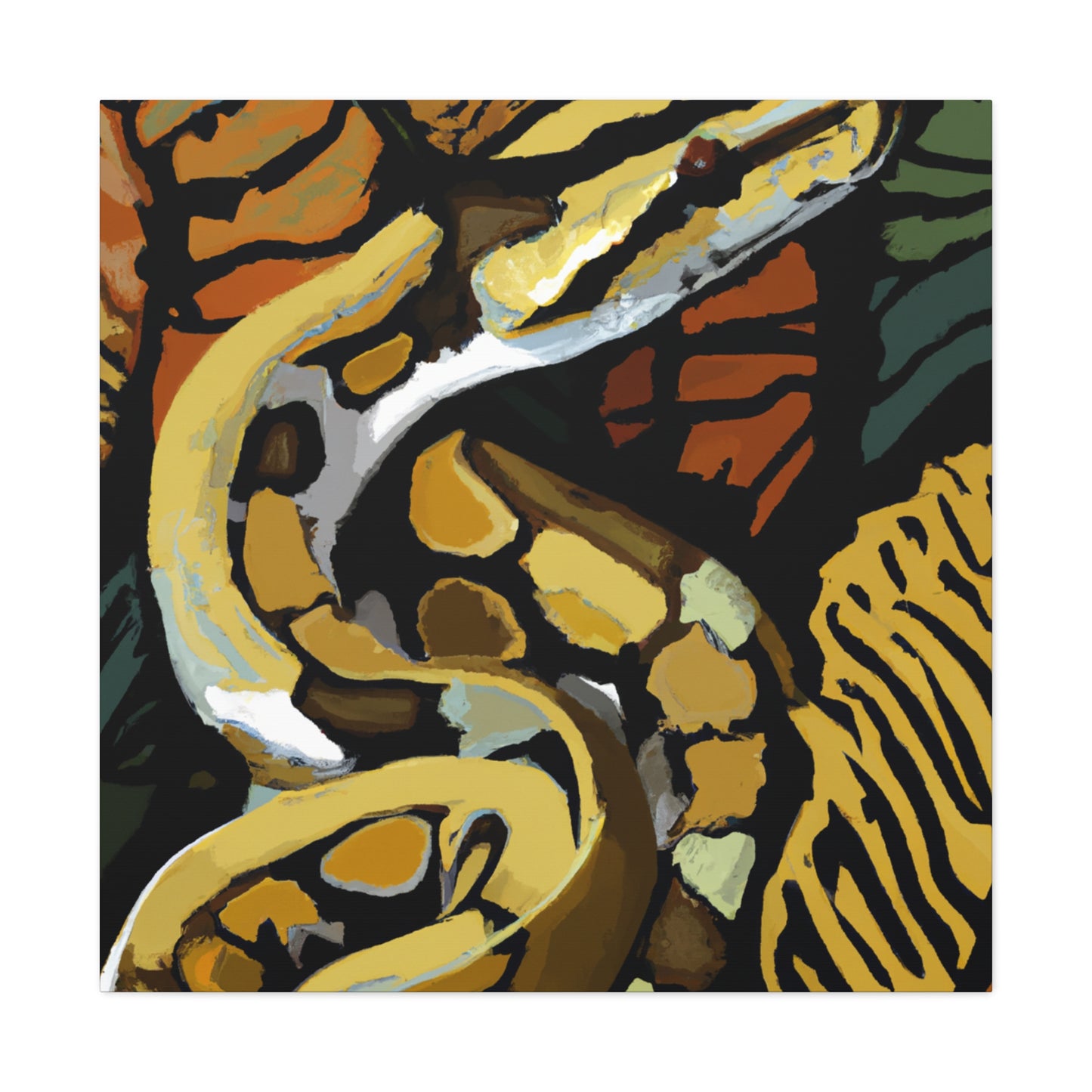 "Ball Python Conundrum" - Canvas