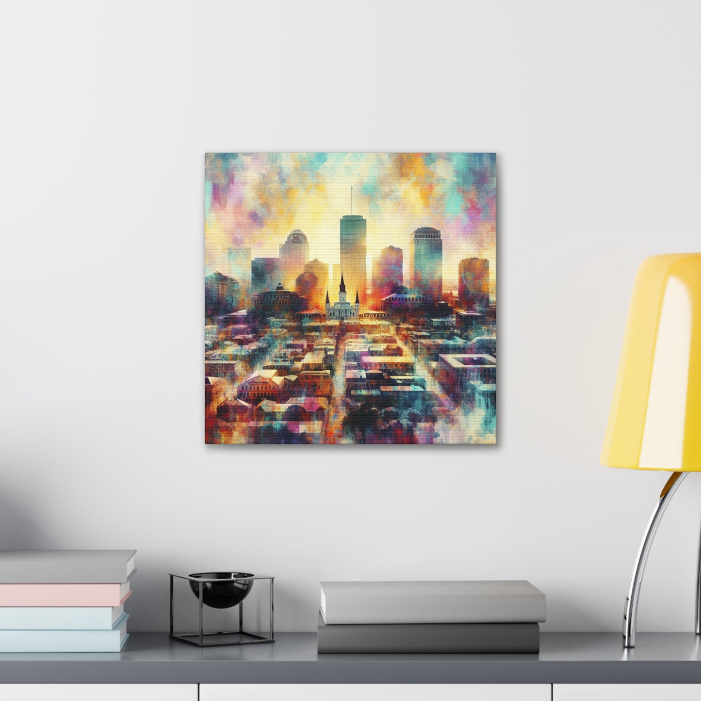 "Vibrant Crescent City" - Canvas