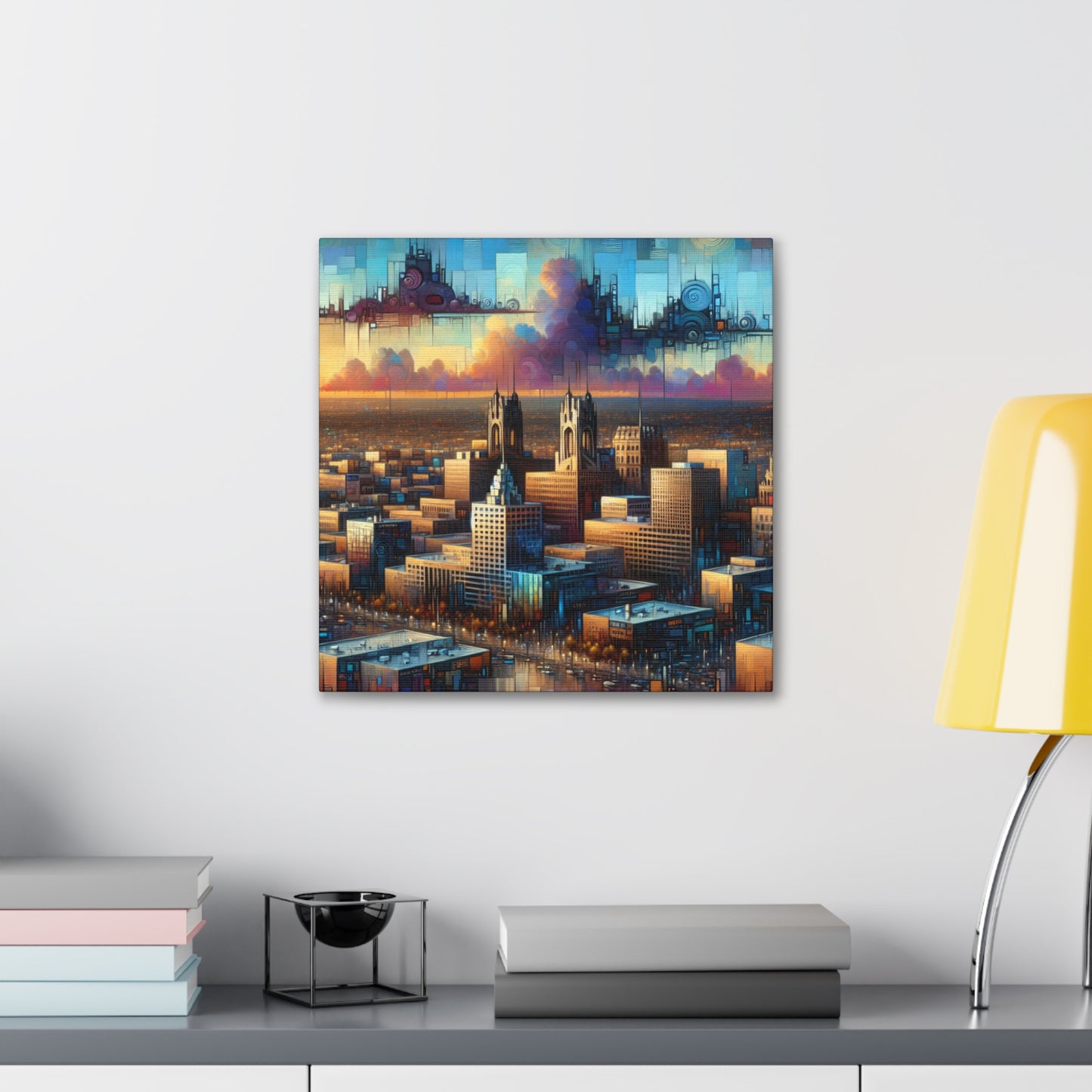 "Desert Horizons Unleashed" - Canvas