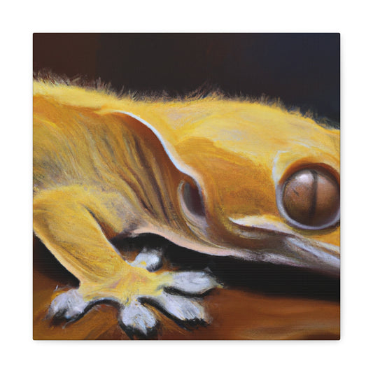 "Crested Gecko Hyperrealism" - Canvas