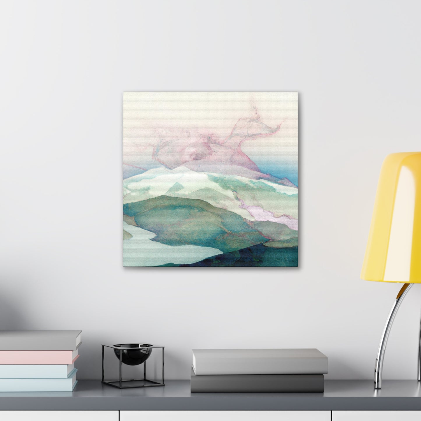 Mountains in Moonlight - Canvas