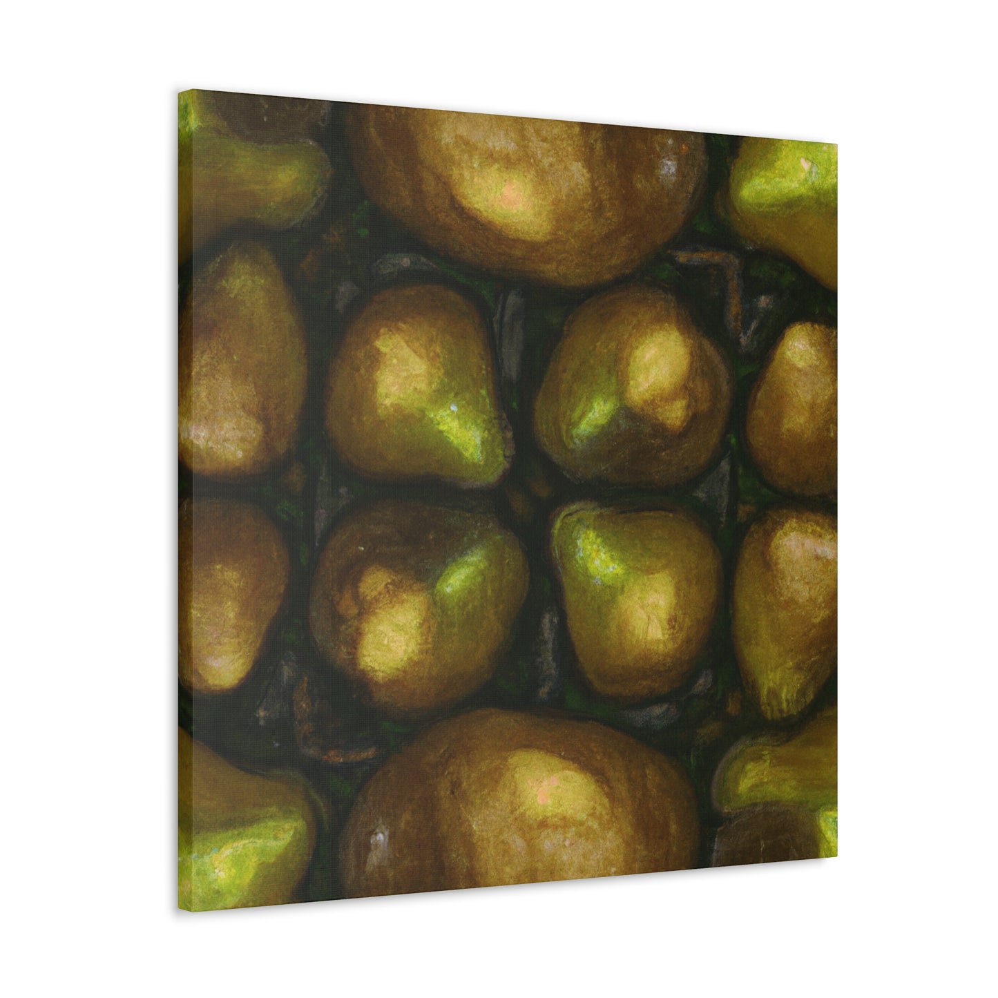 "Pear in Soft Sunrise" - Canvas