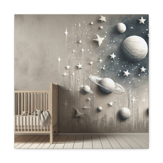 Cosmic Serenity Unveiled - Canvas