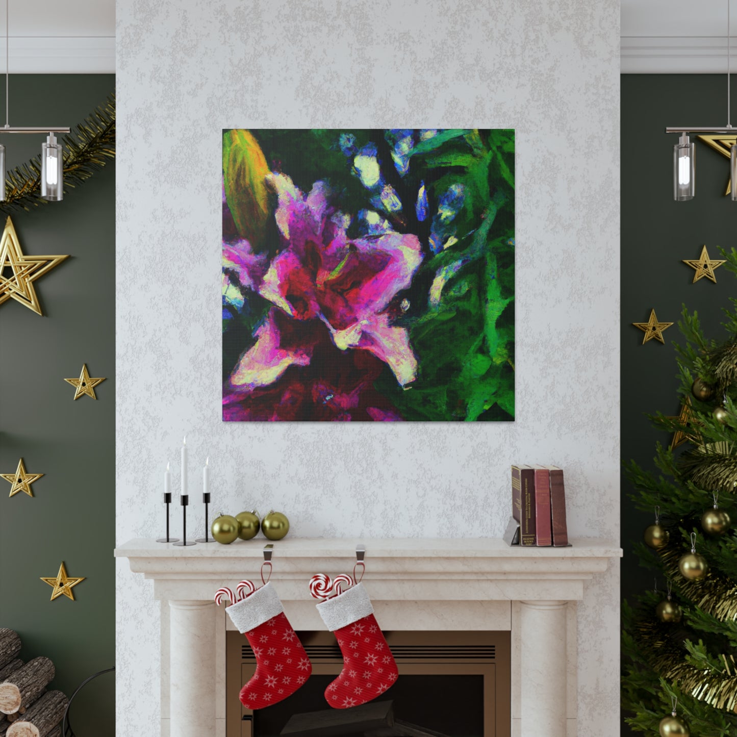 "Lily in Bloom 1940s" - Canvas