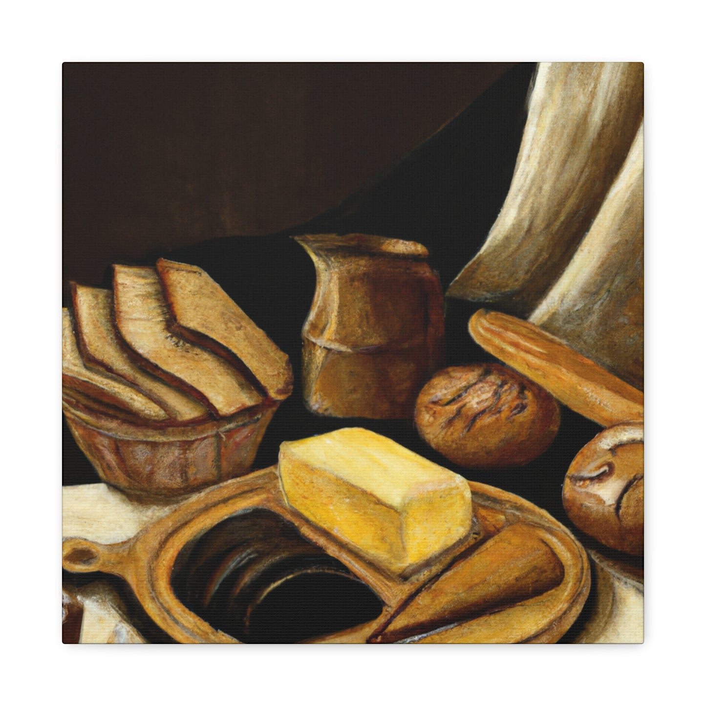 Breaking Bread Together - Canvas