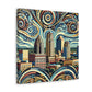 "Texas Tapestry: San Antonio" - Canvas