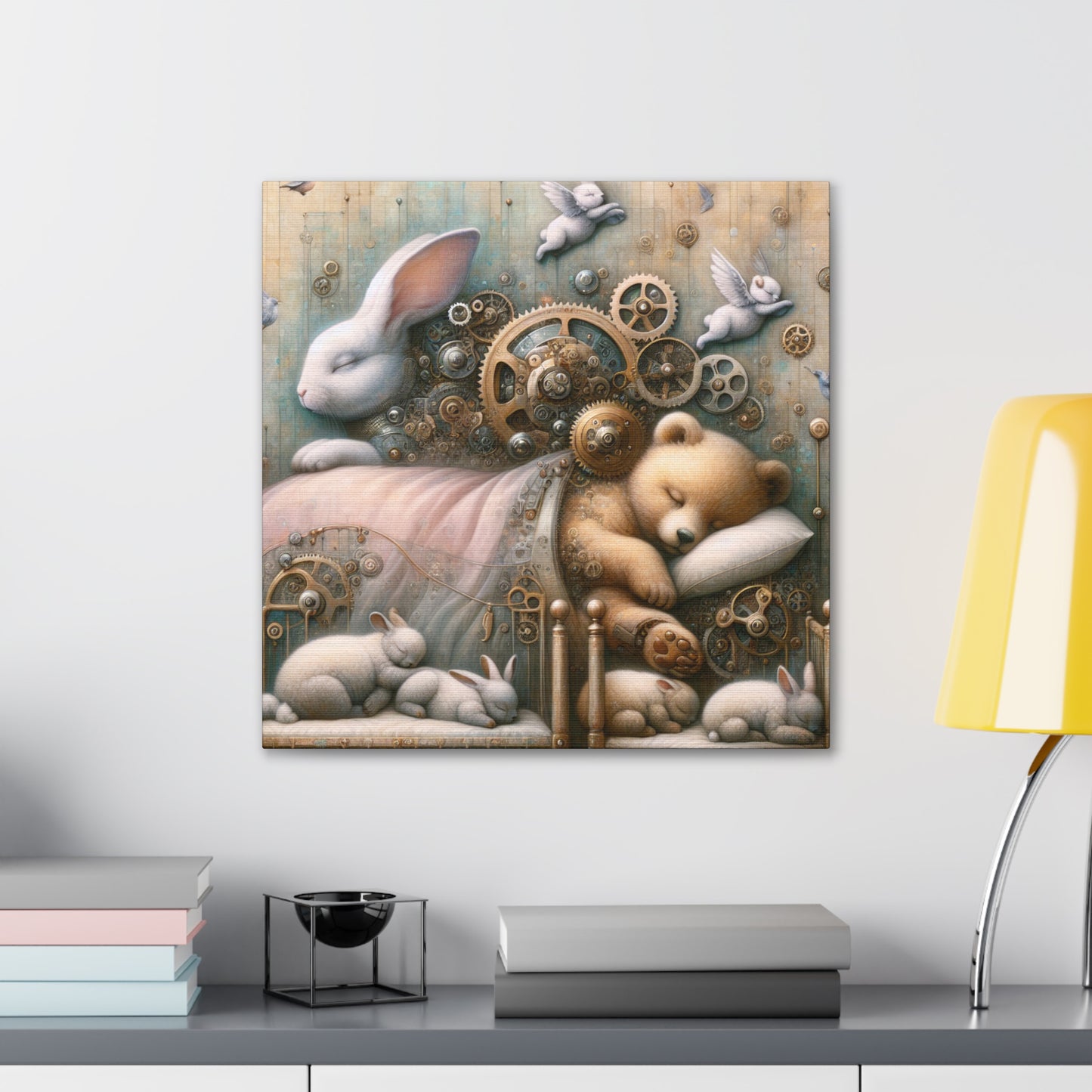 "Slumbering Creatures' Contrivance" - Canvas