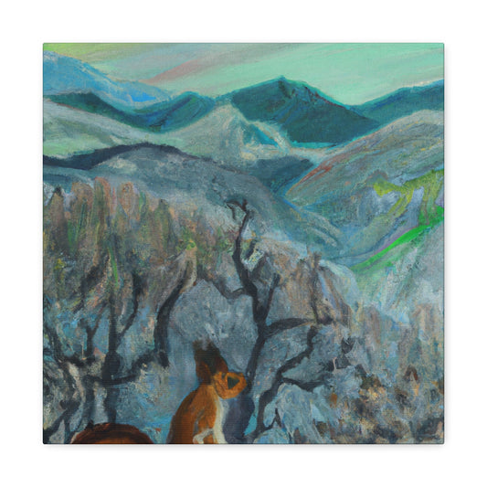 Squirrel in Splendor. - Canvas