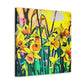 "A Bursting Daffodil" - Canvas