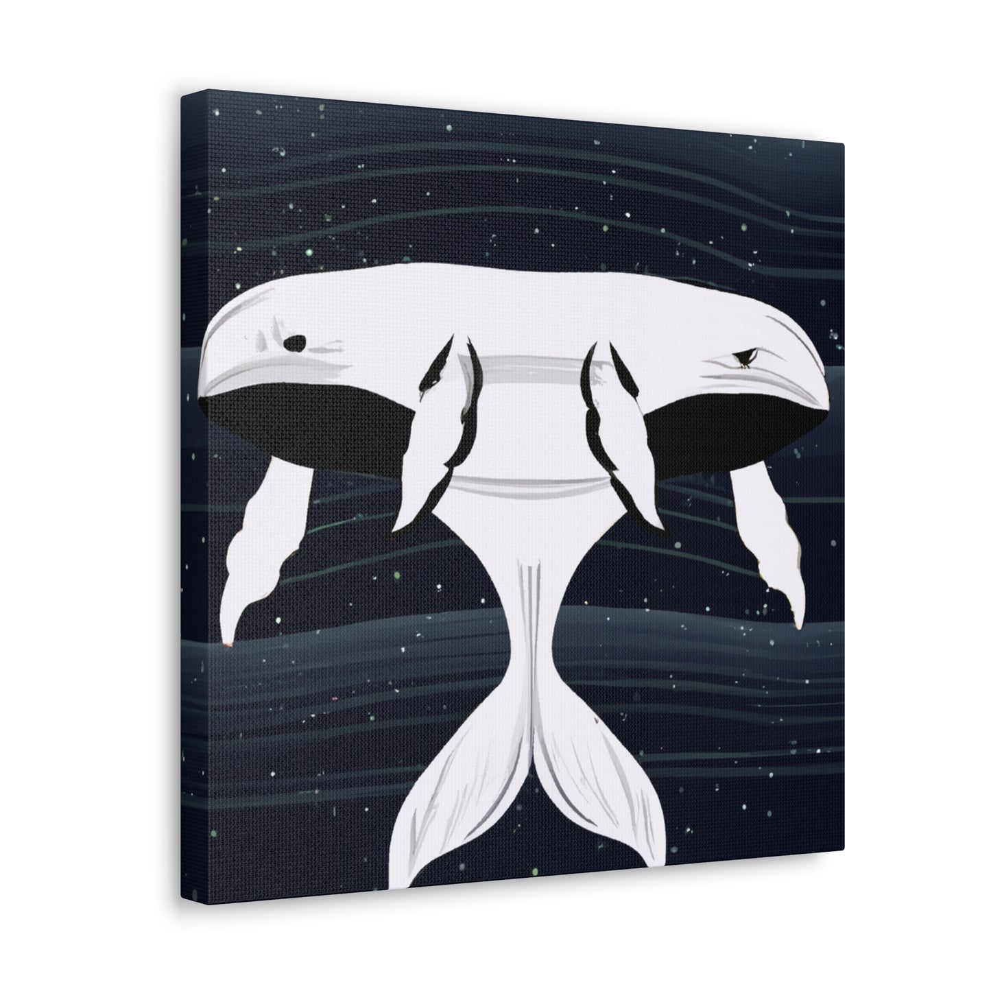 Bowhead Whale Majestic Rise - Canvas