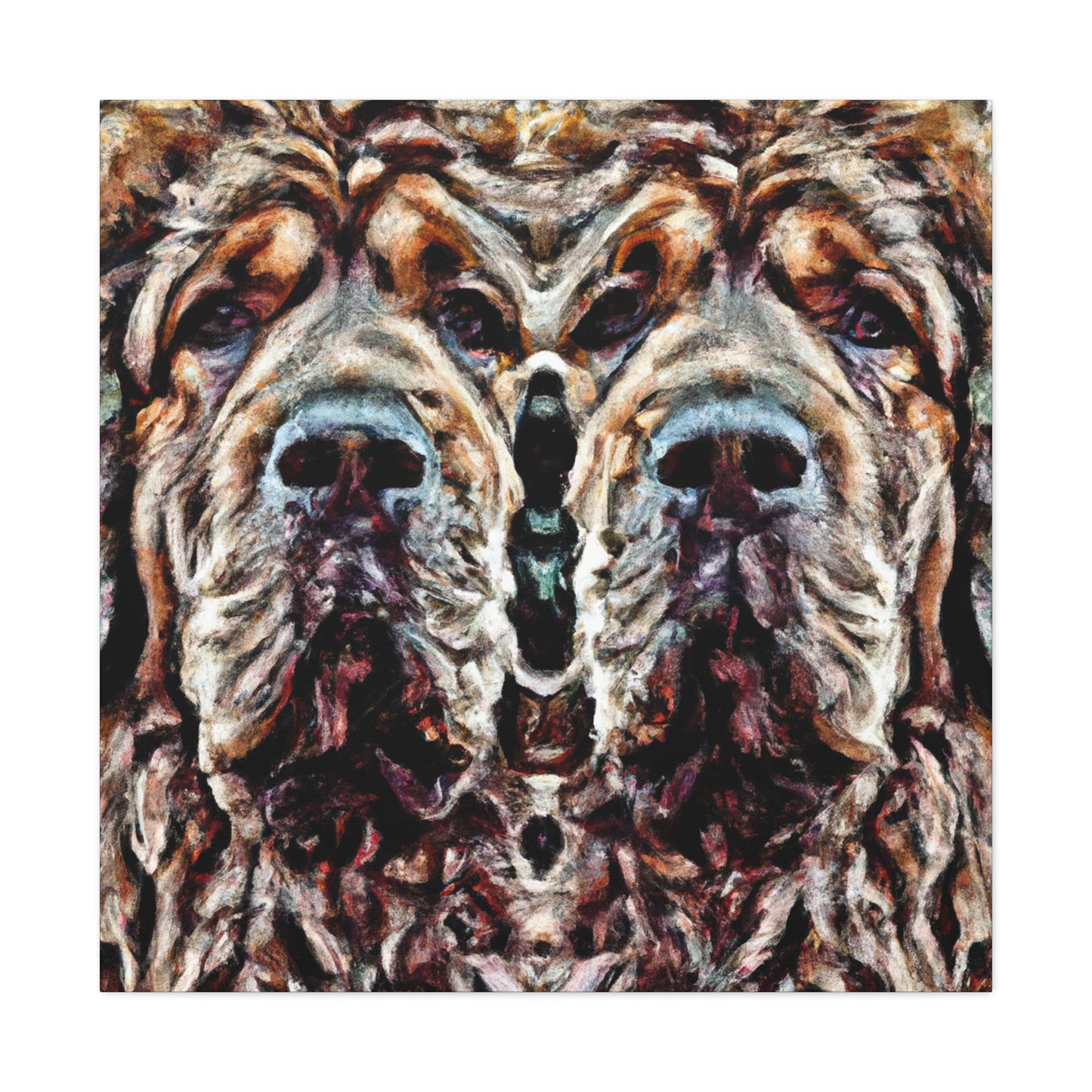 "Tibetan Mastiff Impression" - Canvas