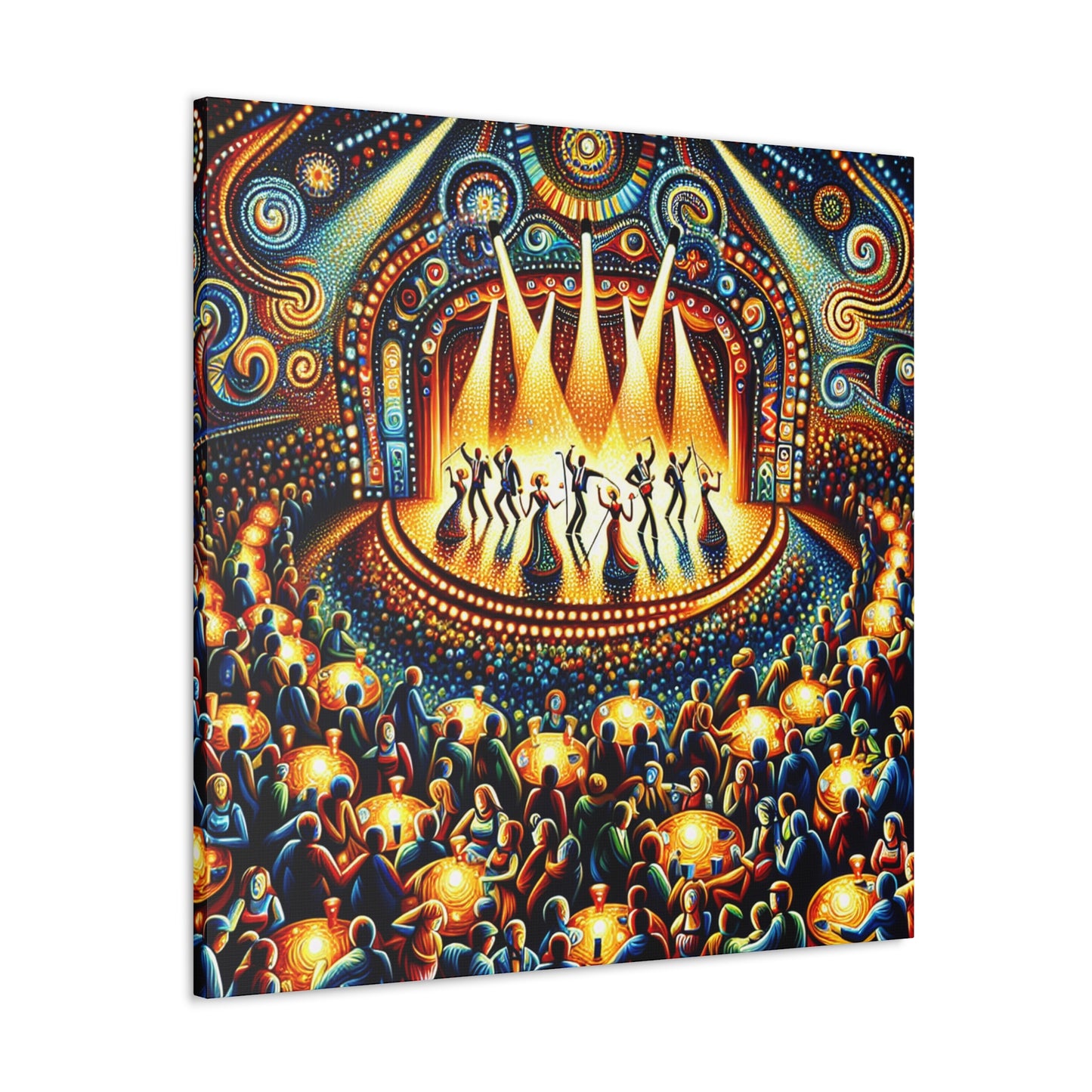 Dancing Melodies Unveiled - Canvas