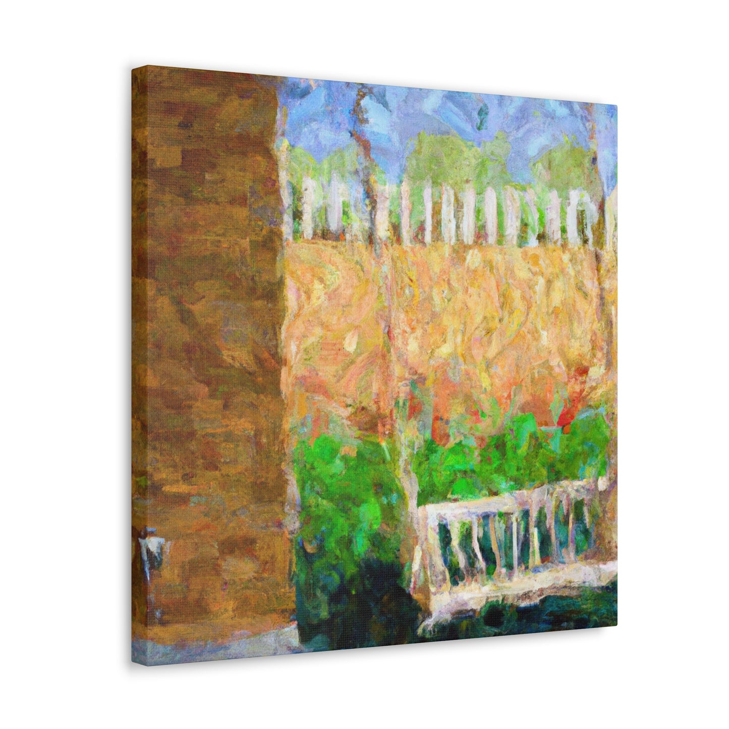 Swinging in Impressionism - Canvas