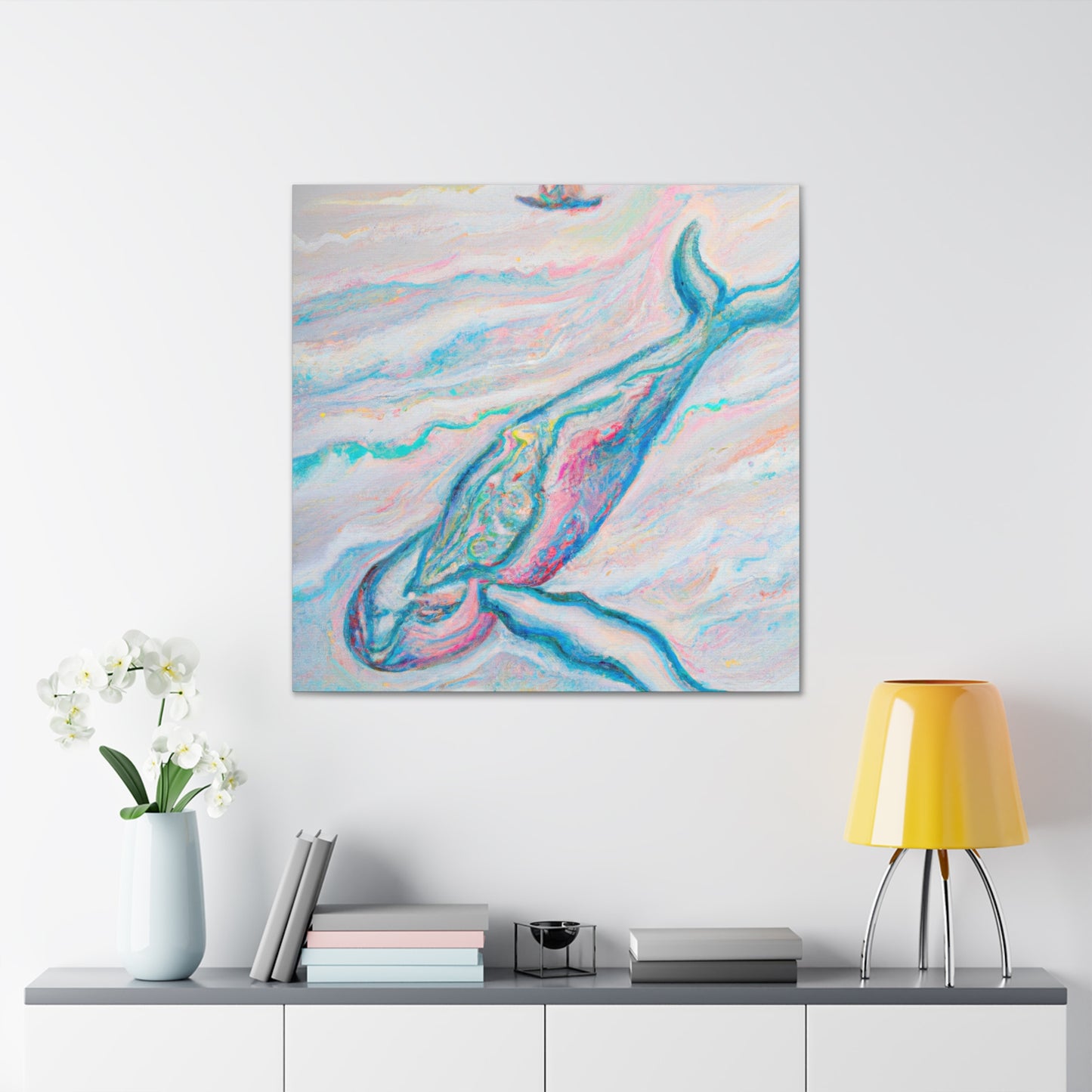 Whale In The Sky - Canvas