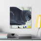 "British Shorthair Solitude" - Canvas