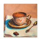 Coffee Cup Luxury Scene - Canvas