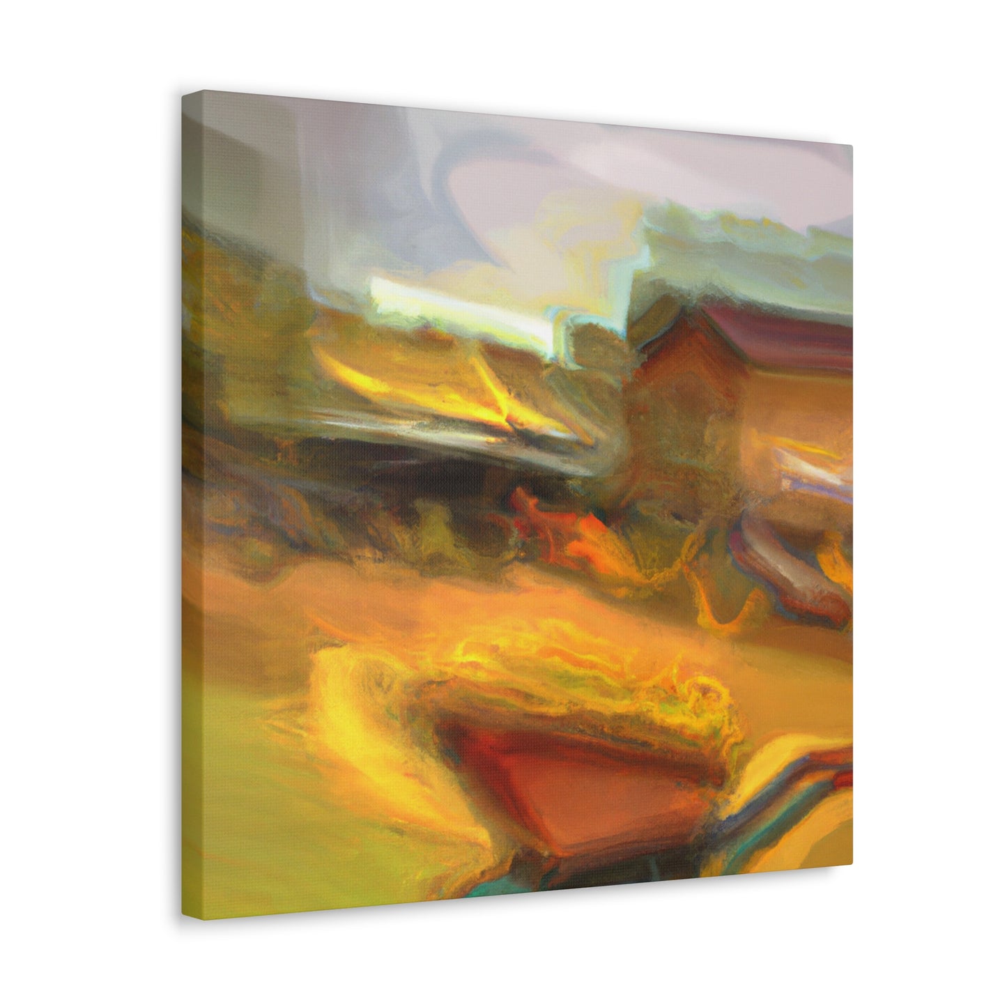 Wheelbarrow in Dreamland - Canvas