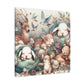 Whispering Slumbering Fauna - Canvas