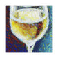 "Wine Glass Enraptured". - Canvas