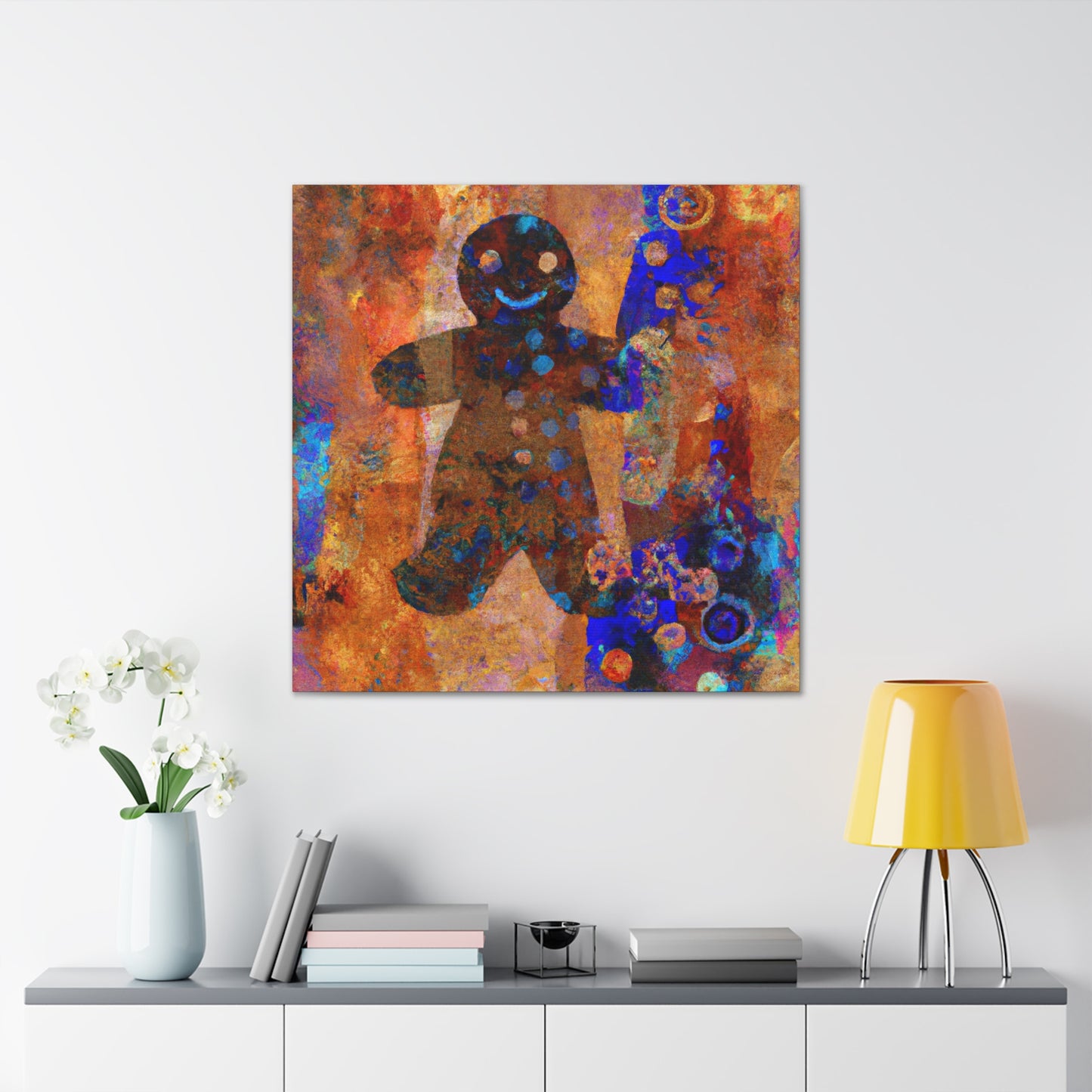 Gingerbread Man Reverie - Canvas